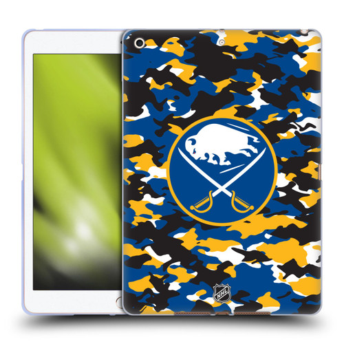 NHL Buffalo Sabres Camouflage Soft Gel Case for Apple iPad 10.2 2019/2020/2021