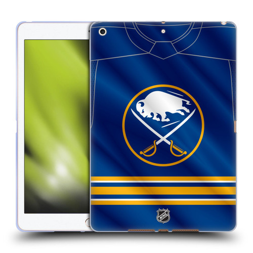 NHL Buffalo Sabres Jersey Soft Gel Case for Apple iPad 10.2 2019/2020/2021