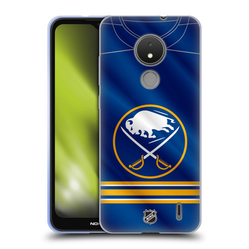 NHL Buffalo Sabres Jersey Soft Gel Case for Nokia C21