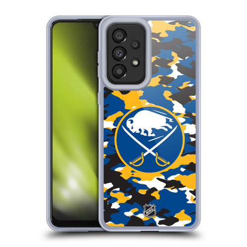 NHL Buffalo Sabres Camouflage Soft Gel Case for Samsung Galaxy A33 5G (2022)