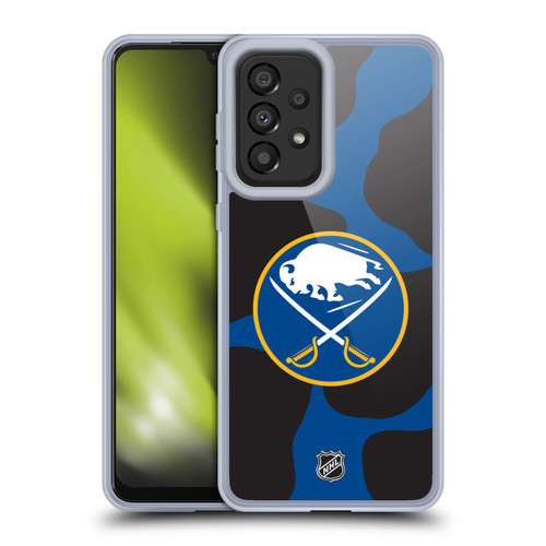 NHL Buffalo Sabres Cow Pattern Soft Gel Case for Samsung Galaxy A33 5G (2022)