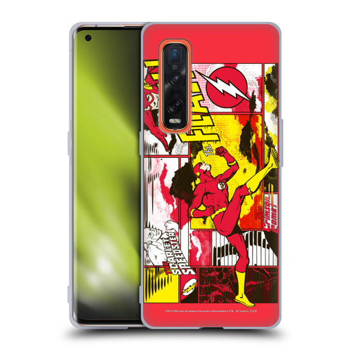 The Flash DC Comics Fast Fashion Pop Art Soft Gel Case for OPPO Find X2 Pro 5G