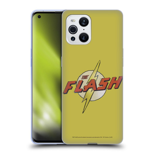 The Flash DC Comics Fast Fashion Logo Soft Gel Case for OPPO Find X3 / Pro