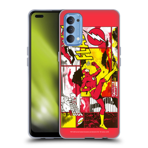 The Flash DC Comics Fast Fashion Pop Art Soft Gel Case for OPPO Reno 4 5G
