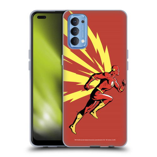 The Flash DC Comics Fast Fashion Running Soft Gel Case for OPPO Reno 4 5G