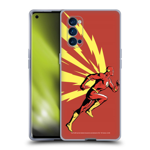 The Flash DC Comics Fast Fashion Running Soft Gel Case for OPPO Reno 4 Pro 5G