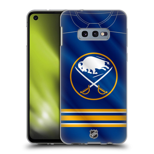 NHL Buffalo Sabres Jersey Soft Gel Case for Samsung Galaxy S10e