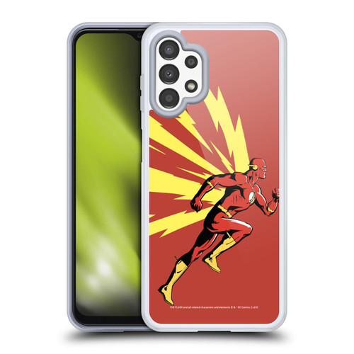 The Flash DC Comics Fast Fashion Running Soft Gel Case for Samsung Galaxy A13 (2022)