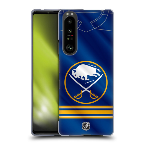 NHL Buffalo Sabres Jersey Soft Gel Case for Sony Xperia 1 III