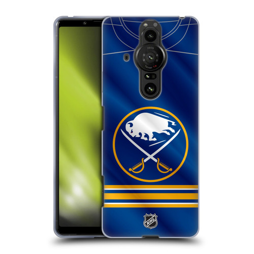 NHL Buffalo Sabres Jersey Soft Gel Case for Sony Xperia Pro-I