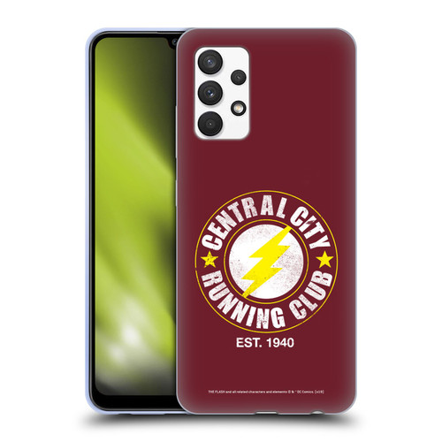 The Flash DC Comics Fast Fashion Running Club Soft Gel Case for Samsung Galaxy A32 (2021)