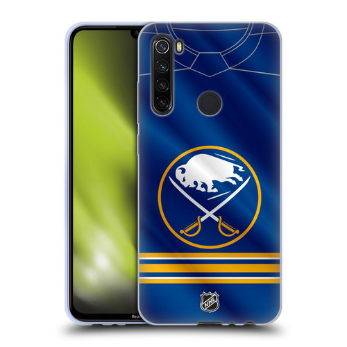 NHL Buffalo Sabres Jersey Soft Gel Case for Xiaomi Redmi Note 8T