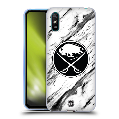 NHL Buffalo Sabres Marble Soft Gel Case for Xiaomi Redmi 9A / Redmi 9AT
