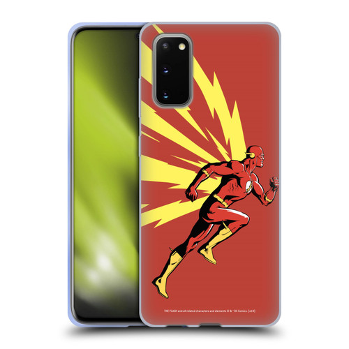 The Flash DC Comics Fast Fashion Running Soft Gel Case for Samsung Galaxy S20 / S20 5G