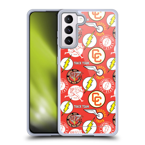 The Flash DC Comics Fast Fashion Pattern Soft Gel Case for Samsung Galaxy S21+ 5G