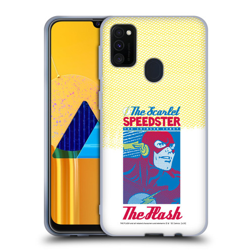 The Flash DC Comics Fast Fashion Scarlet Speedster Soft Gel Case for Samsung Galaxy M30s (2019)/M21 (2020)