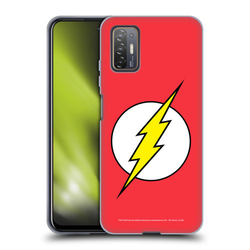 The Flash DC Comics Logo Plain Soft Gel Case for HTC Desire 21 Pro 5G