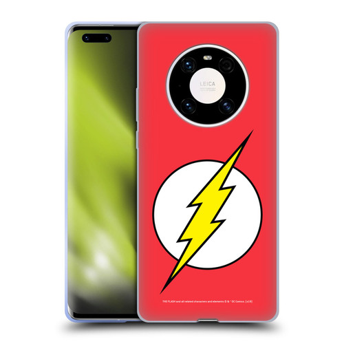 The Flash DC Comics Logo Plain Soft Gel Case for Huawei Mate 40 Pro 5G