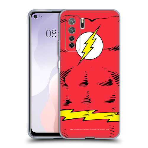 The Flash DC Comics Logo Costume Soft Gel Case for Huawei Nova 7 SE/P40 Lite 5G