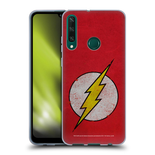 The Flash DC Comics Logo Distressed Look Soft Gel Case for Huawei Y6p