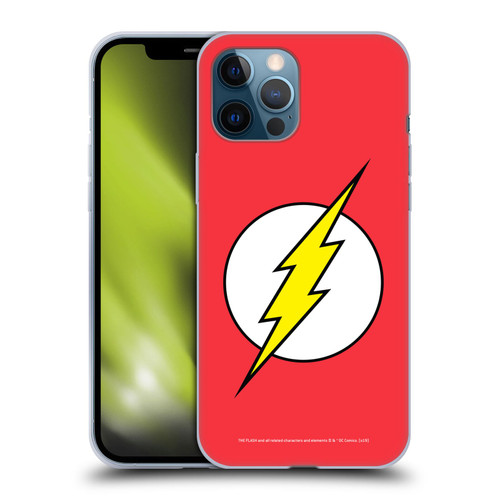 The Flash DC Comics Logo Plain Soft Gel Case for Apple iPhone 12 Pro Max