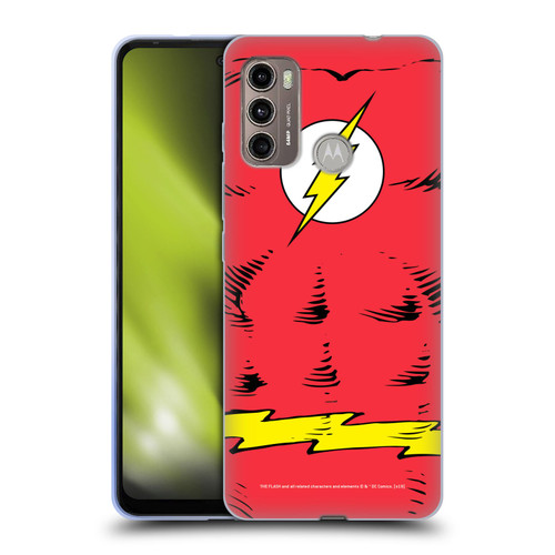 The Flash DC Comics Logo Costume Soft Gel Case for Motorola Moto G60 / Moto G40 Fusion
