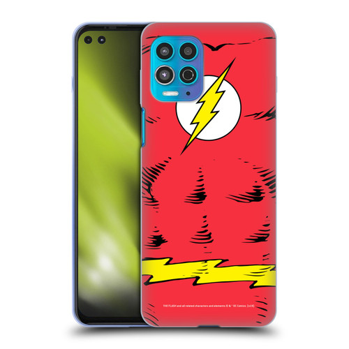 The Flash DC Comics Logo Costume Soft Gel Case for Motorola Moto G100
