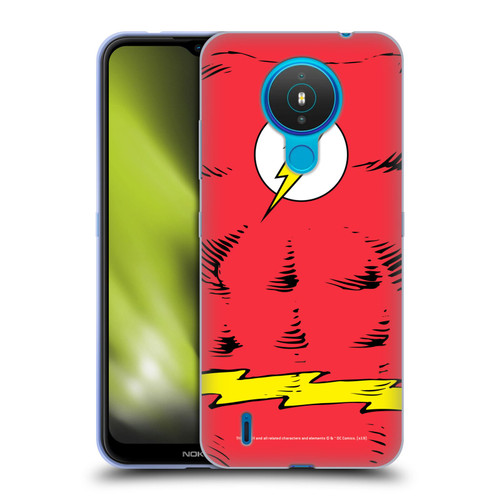 The Flash DC Comics Logo Costume Soft Gel Case for Nokia 1.4