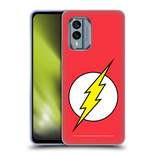 The Flash DC Comics Logo Plain Soft Gel Case for Nokia X30