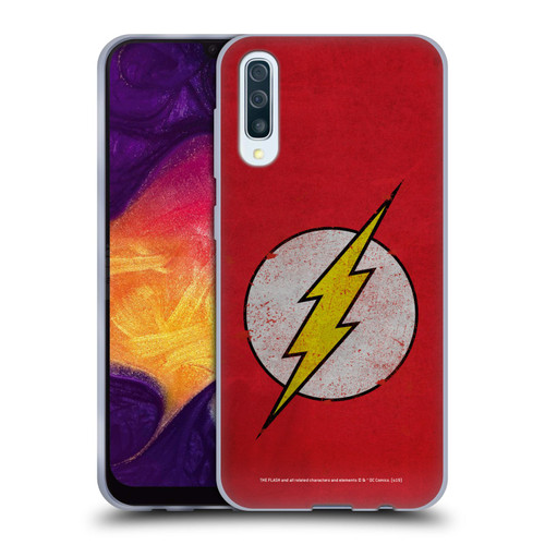 The Flash DC Comics Logo Distressed Look Soft Gel Case for Samsung Galaxy A50/A30s (2019)
