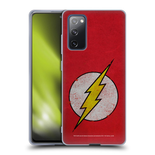 The Flash DC Comics Logo Distressed Look Soft Gel Case for Samsung Galaxy S20 FE / 5G