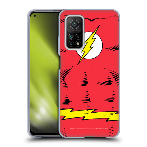 The Flash DC Comics Logo Costume Soft Gel Case for Xiaomi Mi 10T 5G