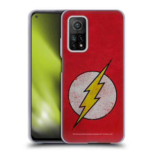 The Flash DC Comics Logo Distressed Look Soft Gel Case for Xiaomi Mi 10T 5G