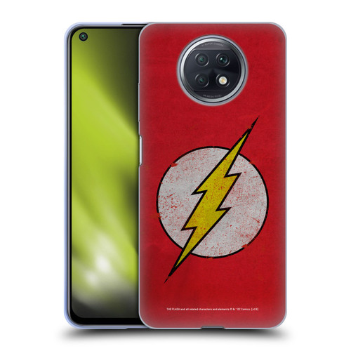The Flash DC Comics Logo Distressed Look Soft Gel Case for Xiaomi Redmi Note 9T 5G