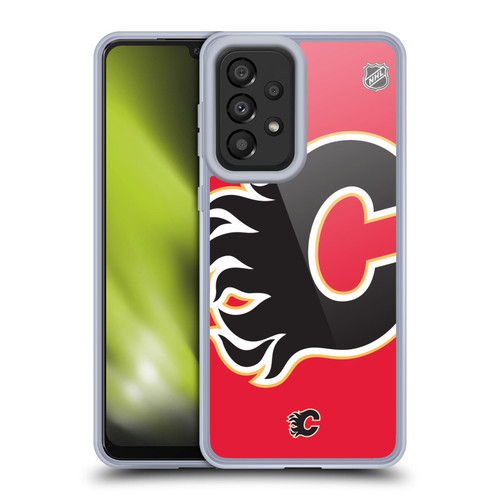 NHL Calgary Flames Oversized Soft Gel Case for Samsung Galaxy A33 5G (2022)
