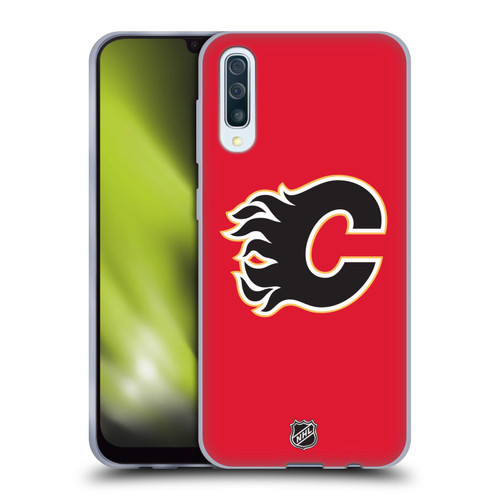 NHL Calgary Flames Plain Soft Gel Case for Samsung Galaxy A50/A30s (2019)