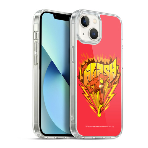 The Flash DC Comics Vintage Fastest Man Soft Gel Case for Apple iPhone 13