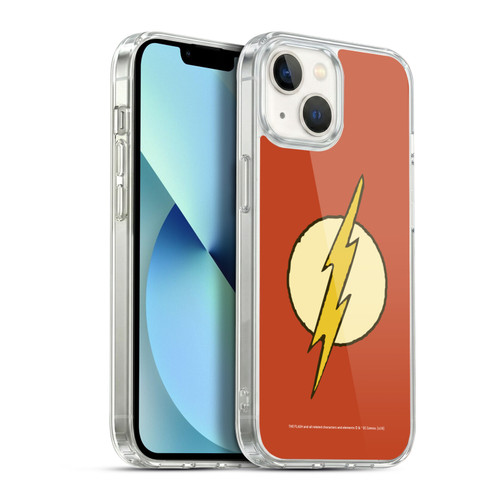 The Flash DC Comics Vintage Logo Soft Gel Case for Apple iPhone 13