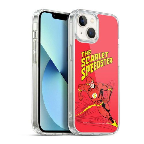 The Flash DC Comics Vintage Scarlet Speedster Soft Gel Case for Apple iPhone 13