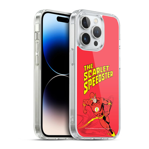 The Flash DC Comics Vintage Scarlet Speedster Soft Gel Case for Apple iPhone 13 Pro & MagSafe