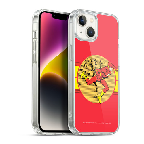 The Flash DC Comics Vintage Fast Soft Gel Case for Apple iPhone 14 Plus & MagSafe