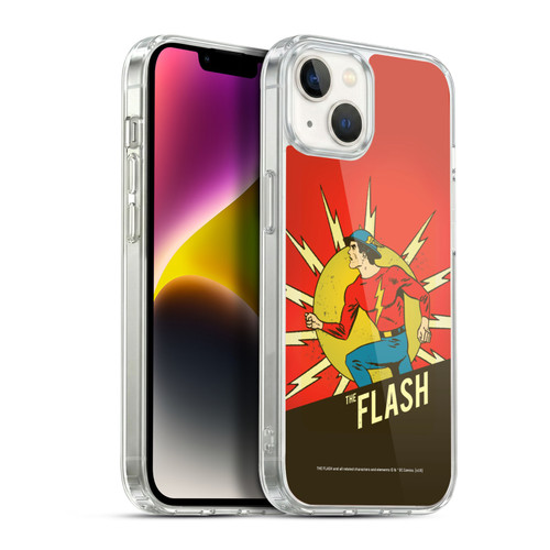 The Flash DC Comics Vintage Jay Garrick 2 Soft Gel Case for Apple iPhone 14 Plus & MagSafe