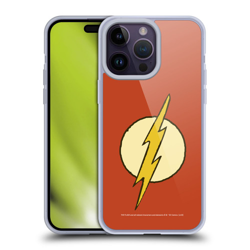 The Flash DC Comics Vintage Logo Soft Gel Case for Apple iPhone 14 Pro Max