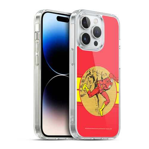 The Flash DC Comics Vintage Fast Soft Gel Case for Apple iPhone 14 Pro & MagSafe