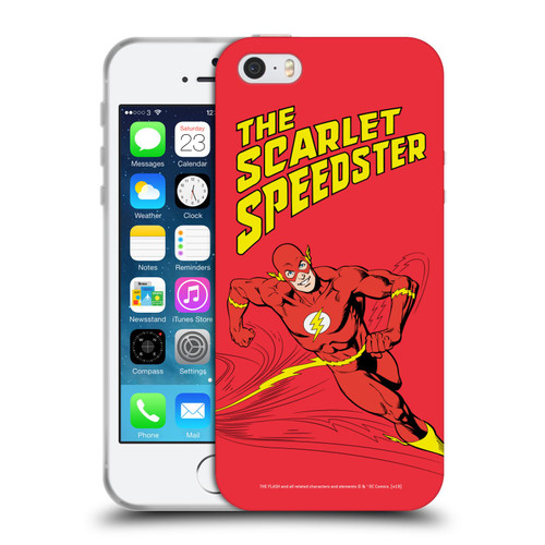 The Flash DC Comics Vintage Scarlet Speedster Soft Gel Case for Apple iPhone 5 / 5s / iPhone SE 2016