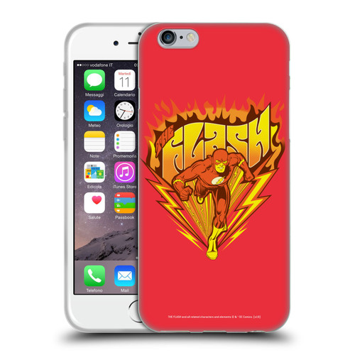 The Flash DC Comics Vintage Fastest Man Soft Gel Case for Apple iPhone 6 / iPhone 6s