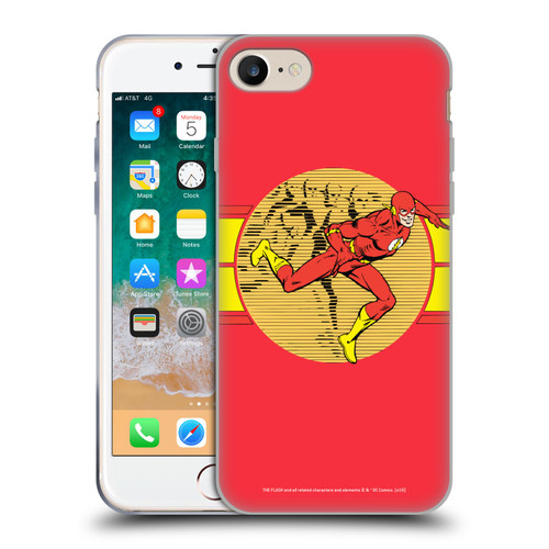 The Flash DC Comics Vintage Fast Soft Gel Case for Apple iPhone 7 / 8 / SE 2020 & 2022