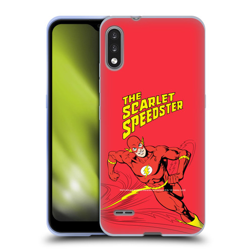 The Flash DC Comics Vintage Scarlet Speedster Soft Gel Case for LG K22