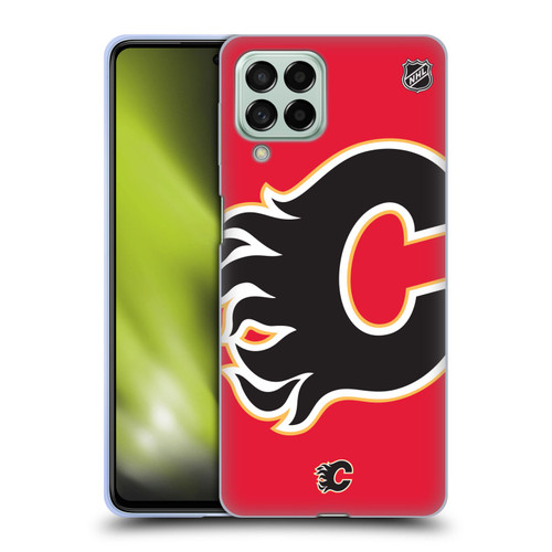 NHL Calgary Flames Oversized Soft Gel Case for Samsung Galaxy M53 (2022)