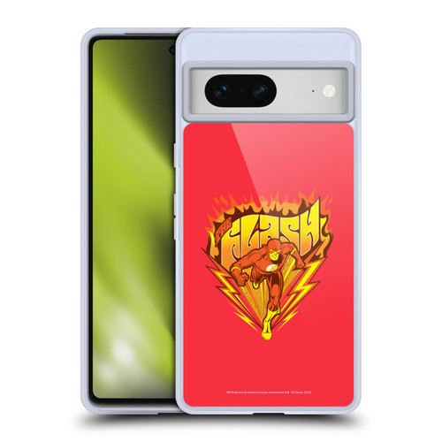 The Flash DC Comics Vintage Fastest Man Soft Gel Case for Google Pixel 7